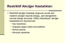 Restriktif Akciğer Hastalıkları Belirtileri ve Tedavisi